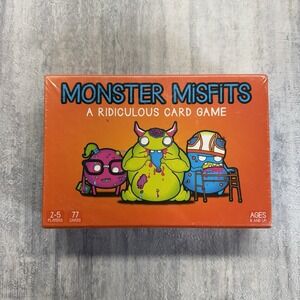 Monster Misfits A Ridiculous Card Game - Ages 8 and up, New, Sealed